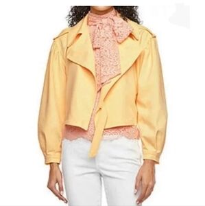 RYEGRASS RELAXING YELLOW MOTO JACKET